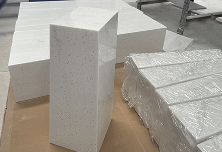 Pure white marble
