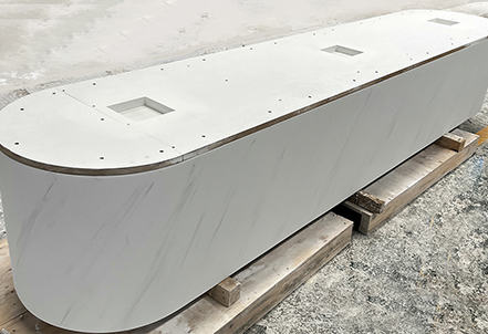 Artificial stone coffee table